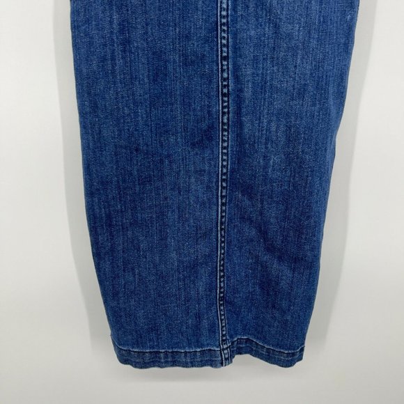 Universal Thread Denim Dress Blue Jean Sleeveless Pockets - Picture 6 of 11